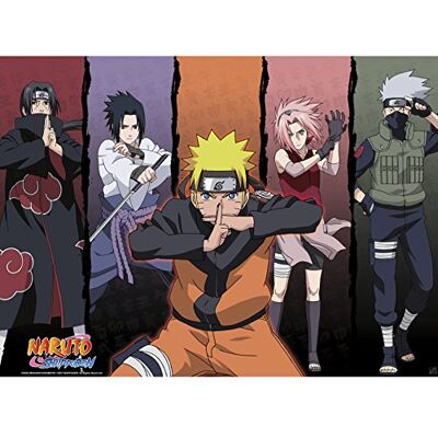 ABYSTYLE Naruto Shippuden Póster Shippuden Group # 2,5 cm (52 x 38) ABYSTYLE Naruto Shippuden Póster Shippuden Group # 2,5 cm (52 x 38)