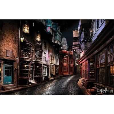 Pyramid Wizarding World Póster de Harry Potter-Diagon Alley, multicolorido, 61 x 91,5 cm Pyramid Wizarding World Póster de Harry Potter-Diagon Alley, multicolorido, 61 x 91,5 cm