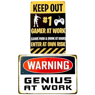 DiiliHiiri 2 x 1 Póster de Letreiro divertido para Gamers 30 x 20 cm presente divertido para jogadores, decoração de sala de jogos, sinal de humor Gamer cartaz () DiiliHiiri 2 x 1 Póster de Letreiro divertido para Gamers 30 x 20 cm presente divertido para jogadores, decoração de sala de jogos, sinal de humor Gamer cartaz ()