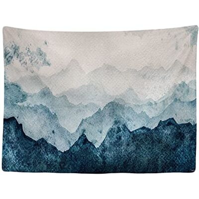 Ulticool Montanha azul Rust Aquarel Wall Art, tapeçaria de parede, 200 x 150 cm, grande tapeçaria, póster decorativo, acessórios, tela, pintura Tapestry Ulticool Montanha azul Rust Aquarel Wall Art, tapeçaria de parede, 200 x 150 cm, grande tapeçaria, póster decorativo, acessórios, tela, pintura Tapestry