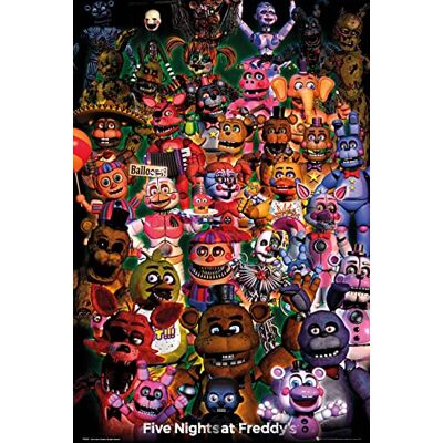 GB eye FP4845 Maxi Poster Five Nights at Freddy's Ultimate Group 61 x 91,5 cm GB eye FP4845 Maxi Poster Five Nights at Freddy's Ultimate Group 61 x 91,5 cm