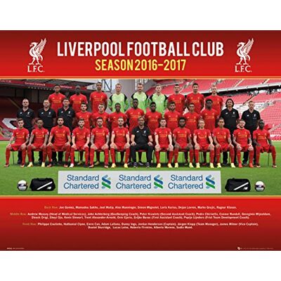 GB eye , Liverpool, foto de equipamento 16/17, mini Poster 50 x 40 cm GB eye , Liverpool, foto de equipamento 16/17, mini Poster 50 x 40 cm