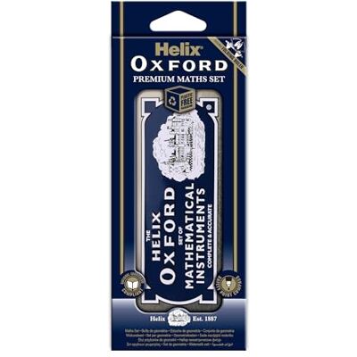 Helix Oxford Premium Kit de acessórios para matemática e geometria Helix Oxford Premium Kit de acessórios para matemática e geometria