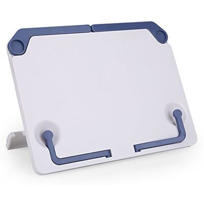 Dilwe Atril portátil ajustável, atril para livros e partituras, altura ajustável e compacta, para secretária, estudo e prática Dilwe Atril portátil ajustável, atril para livros e partituras, altura ajustável e compacta, para secretária, estudo e prática