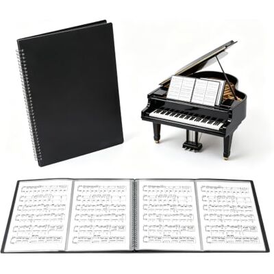 Lazheng Pasta de música A4 pasta para guardar partituras 40 páginas Pasta para partituras de música pasta de partituras musicais pasta A4 para arquivos de música para nota documento pintura Lazheng Pasta de música A4 pasta para guardar partituras 40 páginas Pasta para partituras de música pasta de partituras musicais pasta A4 para arquivos de música para nota documento pintura