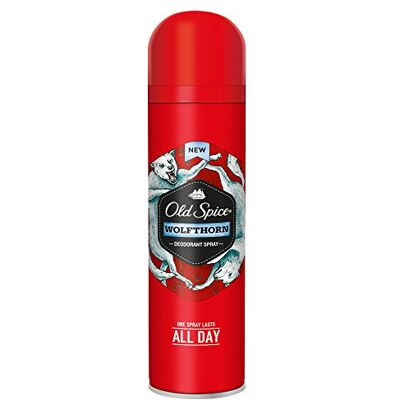 Old Spice Wolfthorn Desodorante vaporizador 2 recipientes de 150 ml total: 300 ml Old Spice Wolfthorn Desodorante vaporizador 2 recipientes de 150 ml total: 300 ml