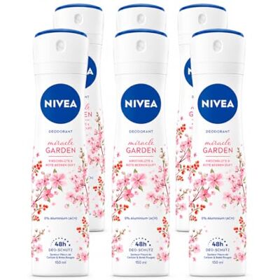 NIVEA Desodorante em spray para jardim (6 unidades, 6 x 150 ml) NIVEA Desodorante em spray para jardim (6 unidades, 6 x 150 ml)