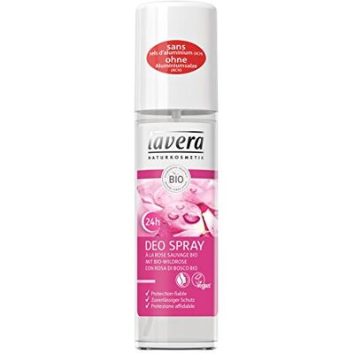 lavera Desodorante spray rosa mosquito 4 recipientes de 75 ml total: 300 ml lavera Desodorante spray rosa mosquito 4 recipientes de 75 ml total: 300 ml