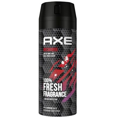 AXE Bodyspray Recharge Sport Fresh Deodorant para uso profissional para melhorar o desempenho em cada uso com medição ou especificação 150 m AXE Bodyspray Recharge Sport Fresh Deodorant para uso profissional para melhorar o desempenho em cada uso com medição ou especificação 150 m