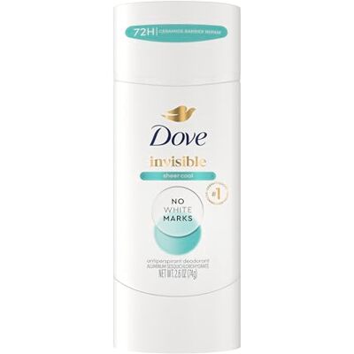 Dove Advanced Care invisível Antiperspirant Deodorant Stick No White Marks on 100 Colors Sheer Cool 48-Hour Sweat and Odor... Dove Advanced Care invisível Antiperspirant Deodorant Stick No White Marks on 100 Colors Sheer Cool 48-Hour Sweat and Odor...