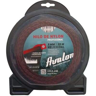 Avalon - fio de nylon helicoidal 3mm x 55m - Acessórios para Ferramentas Elétricas Avalon - fio de nylon helicoidal 3mm x 55m - Acessórios para Ferramentas Elétricas