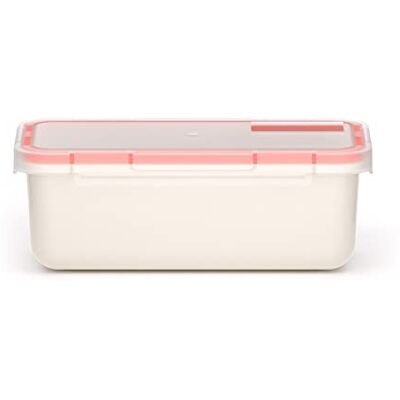 Valira Porta-alimentos Recipiente hermético de 0,75 L fabricado em Espanha, cor branca Valira Porta-alimentos Recipiente hermético de 0,75 L fabricado em Espanha, cor branca