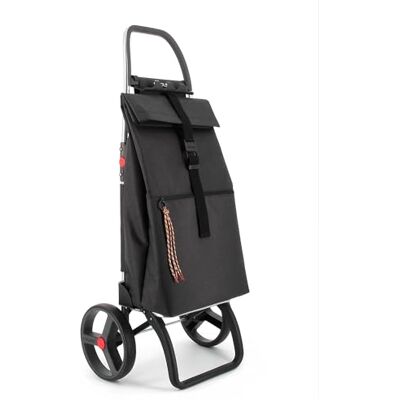 ROLSER Carrinho Big Tweed 2 rodas grandes dobráveis preto ROLSER Carrinho Big Tweed 2 rodas grandes dobráveis preto