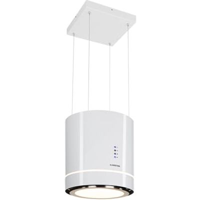 KLARSTEIN Sino ilha cozinha, extrator para ilhas, sino ilha teto fluxo ar 521 m³/h, temporizador, extrator regulável, extrator de fumo 3 modos e filtros de carbono ativo KLARSTEIN Sino ilha cozinha, extrator para ilhas, sino ilha teto fluxo ar 521 m³/h, temporizador, extrator regulável, extrator de fumo 3 modos e filtros de carbono ativo