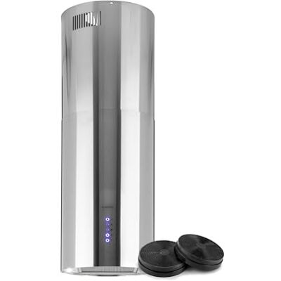 KLARSTEIN Sino ilha cozinha, extrator para ilhas, sino ilha teto com fluxo de ar 519 m³/h e temporizador, extrator regulável, extrator de fumo 3 modos e filtros carbono ativo KLARSTEIN Sino ilha cozinha, extrator para ilhas, sino ilha teto com fluxo de ar 519 m³/h e temporizador, extrator regulável, extrator de fumo 3 modos e filtros carbono ativo