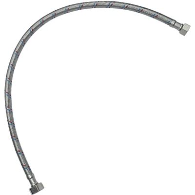 AERZETIX , , Mangueira flexível, 600 mm, 1/2", 3/8" feminina Torneira monocomando, sanitária, cozinha casa de banho, canalização AERZETIX , , Mangueira flexível, 600 mm, 1/2", 3/8" feminina Torneira monocomando, sanitária, cozinha casa de banho, canalização