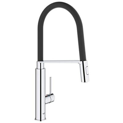 Grohe Concetto Professional torneira de cozinha, cano giratório de 360°, cano alto, duas opções de jato (Ref. ) Grohe Concetto Professional torneira de cozinha, cano giratório de 360°, cano alto, duas opções de jato (Ref. )