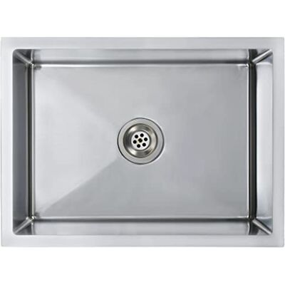 vidaXL Lava-loiças de cozinha feito à mão pia lavatório sala de jantar piscina serviço torneira lavar panela pratos integrada aço inoxidável vidaXL Lava-loiças de cozinha feito à mão pia lavatório sala de jantar piscina serviço torneira lavar panela pratos integrada aço inoxidável