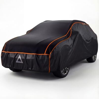 Upgrade4cars Capa de carro exterior anti-granizo universal acessórios Lona de cobertura para verão e inverno SUV SM (455 × 190 × 150 cm) Fácil de usar e guardar Qualidade comprovada Upgrade4cars Capa de carro exterior anti-granizo universal acessórios Lona de cobertura para verão e inverno SUV SM (455 × 190 × 150 cm) Fácil de usar e guardar Qualidade comprovada