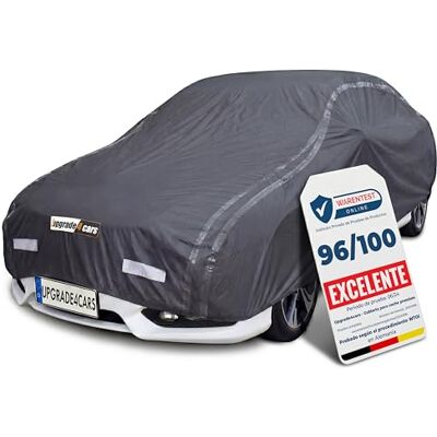 Upgrade4cars Capa de carro exterior premium versão 2026 impermeável Compatível com a pintura anti-manchas e resistente adequado para todas as estações verão e inverno Upgrade4cars Capa de carro exterior premium versão 2026 impermeável Compatível com a pintura anti-manchas e resistente adequado para todas as estações verão e inverno
