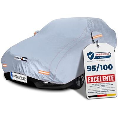 Upgrade4cars Capa de carro exterior impermeável universal, lona de Compatível com a pintura anti-manchas e resistente adequado para todas as estações verão e inverno Upgrade4cars Capa de carro exterior impermeável universal, lona de Compatível com a pintura anti-manchas e resistente adequado para todas as estações verão e inverno