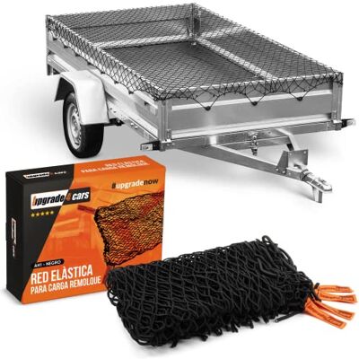Upgrade4cars Rede elástica para carga reboque 1-2 x 2 3 metros acessórios Acessório prático para o veículo Fácil de usar e guardar Adequado para todas as estações, verão e inverno Upgrade4cars Rede elástica para carga reboque 1-2 x 2 3 metros acessórios Acessório prático para o veículo Fácil de usar e guardar Adequado para todas as estações, verão e inverno