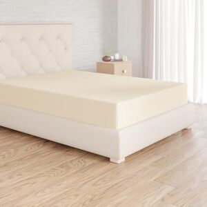 Amazon Basics Lençol com Elástico - Microfibra, Bege, 160x200x30cm - Roupa de Cama Amazon Basics Lençol com Elástico - Microfibra, Bege, 160x200x30cm - Roupa de Cama
