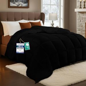 Utopia Bedding Edredão acolchoado 135 x 200 cm, edredão cama 80, enchimento nórdico 200 gr/m² em 100% microfibra (preto) Utopia Bedding Edredão acolchoado 135 x 200 cm, edredão cama 80, enchimento nórdico 200 gr/m² em 100% microfibra (preto)