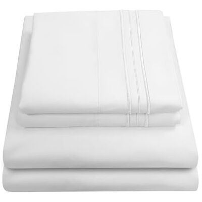 Sweet Home Collection Fadenzahl 1837 - Conjunto de roupa de cama de microfibra - Roupa de cama de luxo Sweet Home Collection Fadenzahl 1837 - Conjunto de roupa de cama de microfibra - Roupa de cama de luxo
