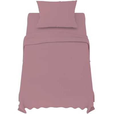 Dreamzie , Conjunto de lençóis para cama 90 Conjunto de lençóis de 3 peças Lençol de baixo ajustável Lençol de cima 1 fronha de almofada 65x65 (Cama 90-90x190/200 cm, Rosa) Dreamzie , Conjunto de lençóis para cama 90 Conjunto de lençóis de 3 peças Lençol de baixo ajustável Lençol de cima 1 fronha de almofada 65x65 (Cama 90-90x190/200 cm, Rosa)