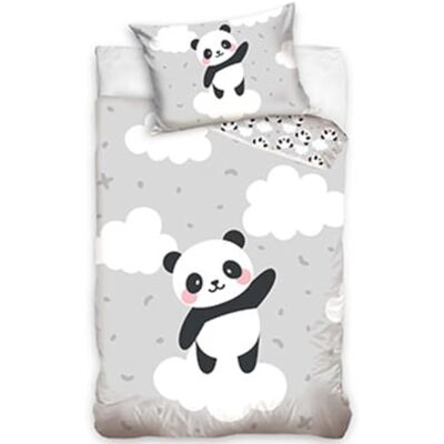 DHESTIA HOME Capa nórdica de berço design urso panda 100% algodão Baby226009 cor única tamanho único DHESTIA HOME Capa nórdica de berço design urso panda 100% algodão Baby226009 cor única tamanho único