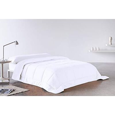 DHESTIA HOME DHestia Enchimento nórdico sintético de fibra penas Eco para a primavera / verão de 125 g, edredão hipoalergénico, antiácaros, 240 x 260 cm DHESTIA HOME DHestia Enchimento nórdico sintético de fibra penas Eco para a primavera / verão de 125 g, edredão hipoalergénico, antiácaros, 240 x 260 cm
