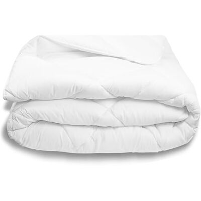 ZOLLNER Cobertor para todo o ano de 200 x 220 cm: Manta agradável ao toque e respirável enchimento de poliéster lavável até 95 °C qualidade hoteleira certificação Oeko Tex ZOLLNER Cobertor para todo o ano de 200 x 220 cm: Manta agradável ao toque e respirável enchimento de poliéster lavável até 95 °C qualidade hoteleira certificação Oeko Tex