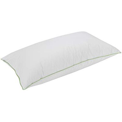 Pikolin Home Almofada de penas (30%) e pulmão (70%) 70 x 40 cm, firmeza média-alta, capa de algodão dupla, antiácaros, fiação verde, JASUMI Pikolin Home Almofada de penas (30%) e pulmão (70%) 70 x 40 cm, firmeza média-alta, capa de algodão dupla, antiácaros, fiação verde, JASUMI
