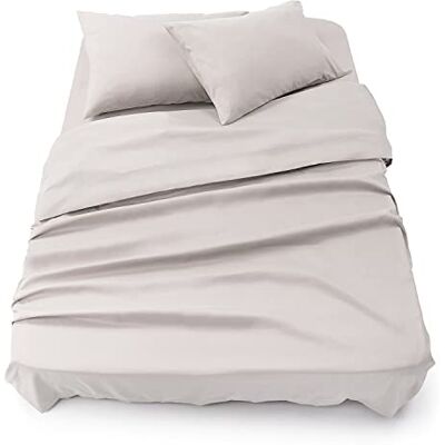 Blumtal - 3-Teiliges Bettlaken Set - Moonlight Grey - 160x200x30 - Bed Sheet Set Blumtal - 3-Teiliges Bettlaken Set - Moonlight Grey - 160x200x30 - Bed Sheet Set