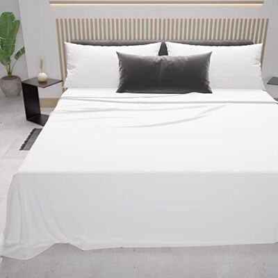 PETTI ARTIGIANI ITALIANI Conjunto de Lençóis, Conjunto de Roupa de Cama 100% Algodão, 3 Peças 1pc Lençol de Baixo Ajustável 1pc Fronha de Almofada 1pc Lençol de Cima, 100% Made in Italy, Branco PETTI ARTIGIANI ITALIANI Conjunto de Lençóis, Conjunto de Roupa de Cama 100% Algodão, 3 Peças 1pc Lençol de Baixo Ajustável 1pc Fronha de Almofada 1pc Lençol de Cima, 100% Made in Italy, Branco
