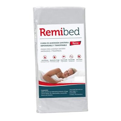 Remi Hogar Fronha anti-percevejos almofada 90 (90 x 40) Oeko-Tex 100 impermeável respirável sem produtos químicos adicionados, fabricado em Espanha, material têxtil ecológico Remi Hogar Fronha anti-percevejos almofada 90 (90 x 40) Oeko-Tex 100 impermeável respirável sem produtos químicos adicionados, fabricado em Espanha, material têxtil ecológico