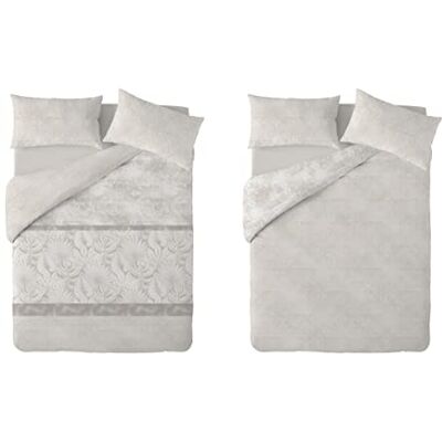 TEXTIL-HOME Textilhome – Capa Nórdica para Cama 90, Ramas Conjunto de Edredão Nórdico em Microfibra (150x220 cm) com 1 Fronha de Almofada (70x40 cm), Tecido Macio, Respirável e Lavável – Cor Natural Juego de funda nórdica 150x220 cm con 1 funda de almoh TEXTIL-HOME Textilhome – Capa Nórdica para Cama 90, Ramas Conjunto de Edredão Nórdico em Microfibra (150x220 cm) com 1 Fronha de Almofada (70x40 cm), Tecido Macio, Respirável e Lavável – Cor Natural Juego de funda nórdica 150x220 cm con 1 funda de almoh