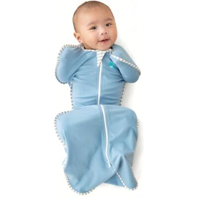 Love To Dream Fraldas, recém-nascido, 2,2 a 3,8 kg, cor azul, corte ajustado, favorece um sono saudável, 1,0 TOG – 20 – 24 °C, algodão lavável na máquina e fecho duplo Love To Dream Fraldas, recém-nascido, 2,2 a 3,8 kg, cor azul, corte ajustado, favorece um sono saudável, 1,0 TOG – 20 – 24 °C, algodão lavável na máquina e fecho duplo