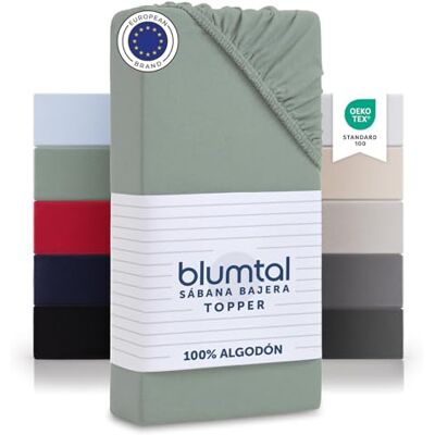 Blumtal Lençol de Baixo 140x200 Algodão Jersey lençóis de baixo de 100% Algodão fixador de lençóis de baixo certificado Oeko-Tex lençóis de baixo 140x200 elásticos lençóis 140 x 200 Verde Blumtal Lençol de Baixo 140x200 Algodão Jersey lençóis de baixo de 100% Algodão fixador de lençóis de baixo certificado Oeko-Tex lençóis de baixo 140x200 elásticos lençóis 140 x 200 Verde