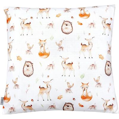TupTam Fronha de almofada com desenhos para crianças, quarto de bebé e crianças, animais da floresta/ouriços/veados, 40 x 60 cm TupTam Fronha de almofada com desenhos para crianças, quarto de bebé e crianças, animais da floresta/ouriços/veados, 40 x 60 cm