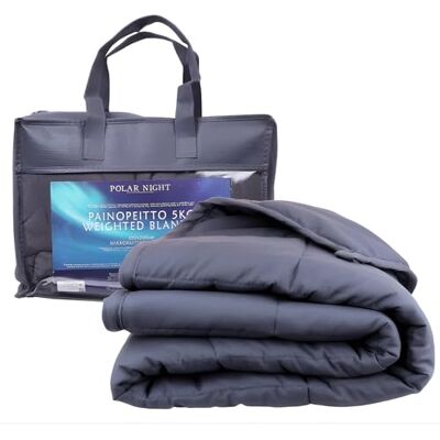 Polar Night Manta pesada para adultos, com pérolas de vidro, microfibra, padrão Oeko-Tex® 100, respirável, hipoalergénico, inclui alças de cobertura 155 x 220 cm, 13 kg Polar Night Manta pesada para adultos, com pérolas de vidro, microfibra, padrão Oeko-Tex® 100, respirável, hipoalergénico, inclui alças de cobertura 155 x 220 cm, 13 kg