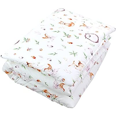 TupTam Conjunto de Edredão Infantil com Desenhos para Toda a Estação Nórdica Fronha Plana 2pcs., Glade/Cervo, 135x100 cm TupTam Conjunto de Edredão Infantil com Desenhos para Toda a Estação Nórdica Fronha Plana 2pcs., Glade/Cervo, 135x100 cm
