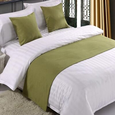QRGMKL Corredor de Cama Premium para Pé de Cama, Lenço de Cama de Cor Sólida, Colcha de Linho de Algodão, Decoração para o Lar, Protetor de Cama de Dormitório Verde Claro 2 Fronhas(45X45cm) QRGMKL Corredor de Cama Premium para Pé de Cama, Lenço de Cama de Cor Sólida, Colcha de Linho de Algodão, Decoração para o Lar, Protetor de Cama de Dormitório Verde Claro 2 Fronhas(45X45cm)
