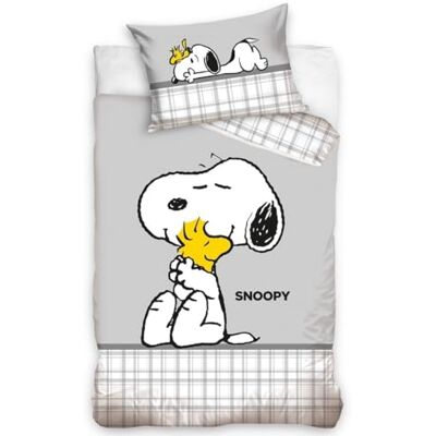DHESTIA HOME Capa nórdica de berço desbotado Snoopy 100% algodão SNO213027 cor única tamanho único DHESTIA HOME Capa nórdica de berço desbotado Snoopy 100% algodão SNO213027 cor única tamanho único