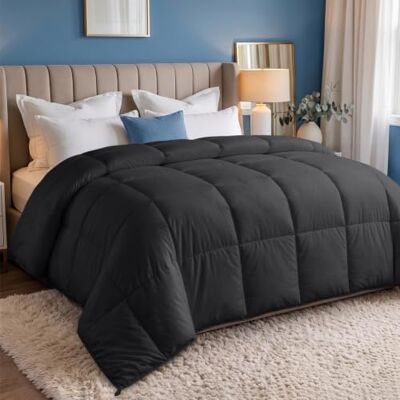Utopia Bedding Edredão Acolchoado 200x200 cm, Edredom de Cama 105, Relleno Nórdico 200 gr/m² em 100% Microfibra (Cinza) Utopia Bedding Edredão Acolchoado 200x200 cm, Edredom de Cama 105, Relleno Nórdico 200 gr/m² em 100% Microfibra (Cinza)
