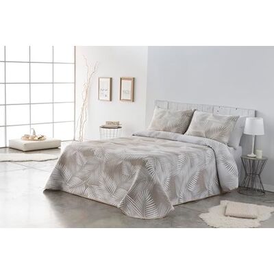 VIALMAN Colcha Bouti leve Sofia 30 para cama de casal de 150 cm, colcha de cama de 150, tamanho colcha 250 x 270 cm, cor taupe VIALMAN Colcha Bouti leve Sofia 30 para cama de casal de 150 cm, colcha de cama de 150, tamanho colcha 250 x 270 cm, cor taupe
