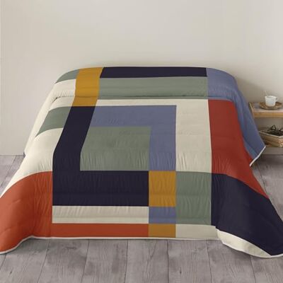 NATURALS Edredão nórdico estampado 300 gramas, cama de 150 100 % microfibra, toque suave, ótimo conforto, certificado OEKOTEX Standard 100 coleção 2024/2025 (mileto, 250 x 260 cm) NATURALS Edredão nórdico estampado 300 gramas, cama de 150 100 % microfibra, toque suave, ótimo conforto, certificado OEKOTEX Standard 100 coleção 2024/2025 (mileto, 250 x 260 cm)