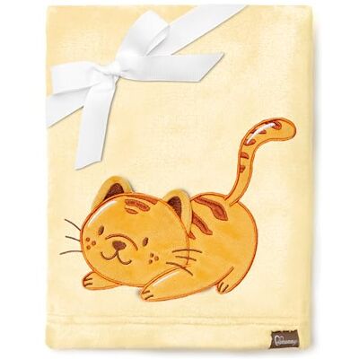 Be Mammy Cobertor quente cobertor criança cobertor inverno presente bebé manta menina Baby Blanket BE20-168 (amarelo gato) Be Mammy Cobertor quente cobertor criança cobertor inverno presente bebé manta menina Baby Blanket BE20-168 (amarelo gato)