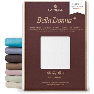 Bella Donna Formesse Lençol de baixo ajustável (180 x 200 cm, 200 x 220 cm), branco Bella Donna Formesse Lençol de baixo ajustável (180 x 200 cm, 200 x 220 cm), branco